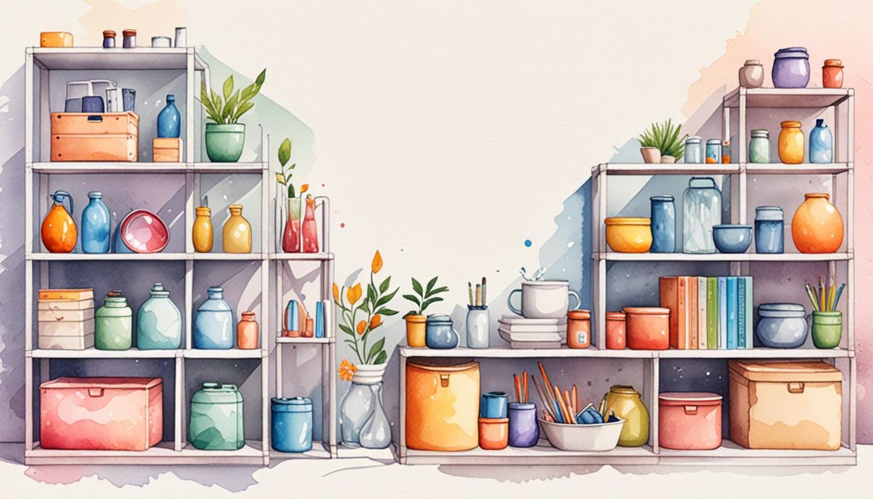 Vertical Storage Strategies in Minimalist Environments